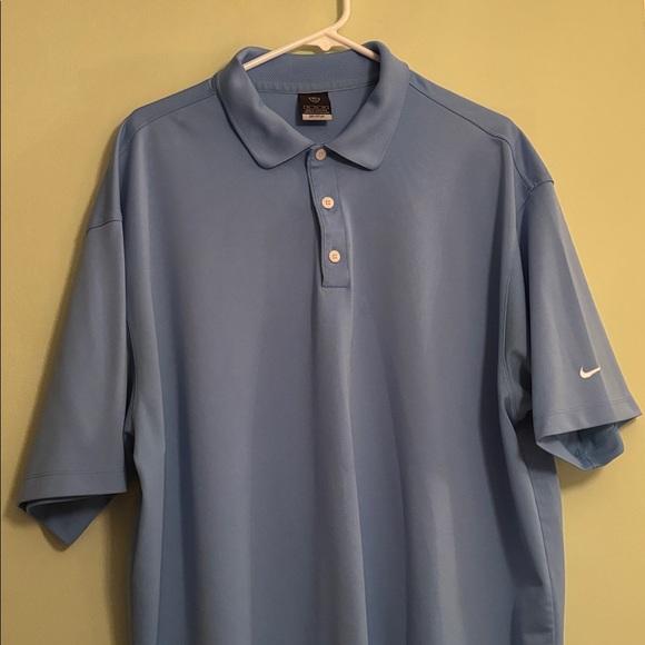 ⛳️Nike Men's Classic Black and Blue Polo Shirts men’s XXL dri-fit UV - Picture 4 of 6